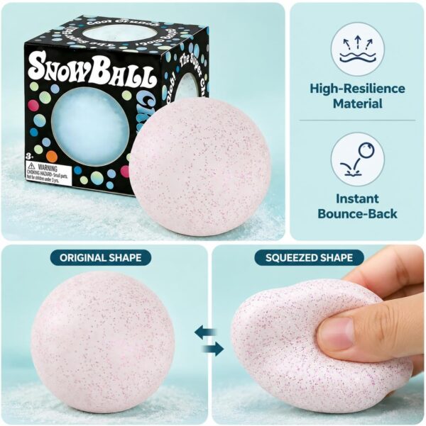 NeeDoh Snowball Crunch - Stress Relief Toy